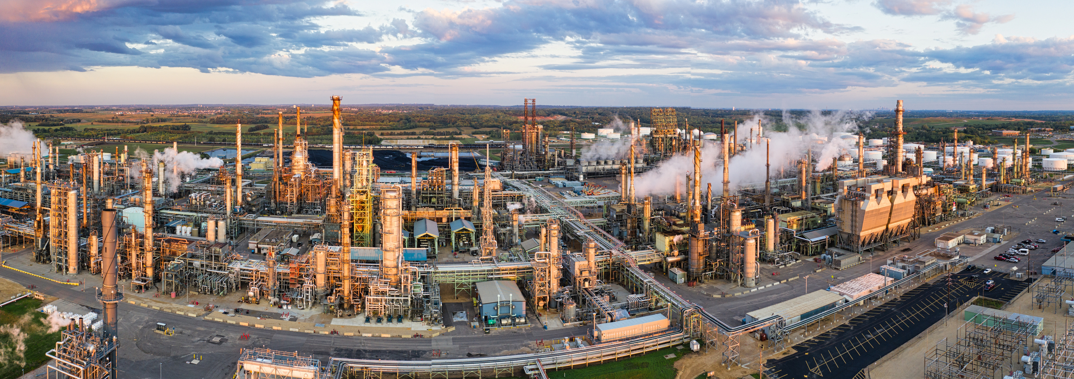 Aerial of Industrial Buildings